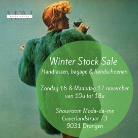 Winter Stock Sale van handtassen, bagage en handschoenen 