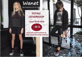 WANET   kinderkleding    TOTALE UITVERKOOP    