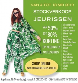 JEURISSEN STOCKVERKOOP TOT -70% KORTING OP DESIGNER KLEDING