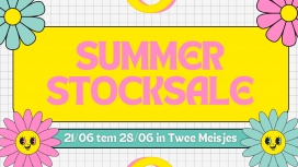 Twee Meisjes zomer stocksale