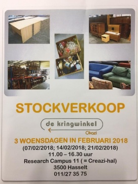 Stockverkoop De Kringwinkel Hasselt