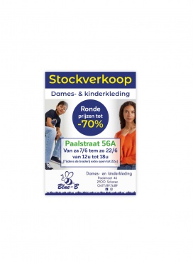 Stockverkoop dames- en kinderkleding 