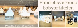 Grote fabrieksverkoop van babyartikelen