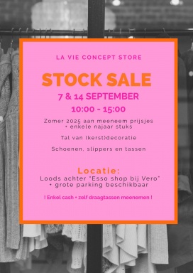 La Vie concept store stocksale