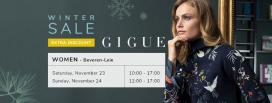 Winter Sale verkoop GIGUE