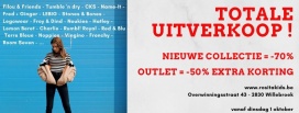 TOTALE UITVERKOOP: -70% op NIEUWE COLLECTIE!