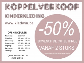 KOPPELVERKOOP KINDERMERKKLEDING