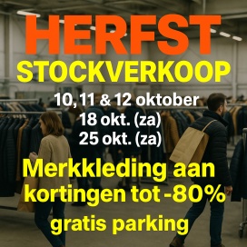 Herfst stockverkoop in Schoten