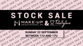 Stocksale Makeupgroothandel.be en Totallytwo 