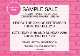 Fashionproof sample sale