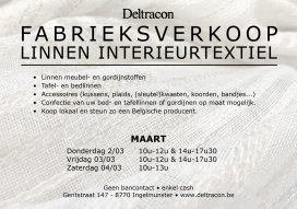 Fabrieksverkoop Linnen Interieurtextiel