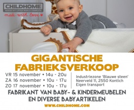 Gigantische Fabrieksverkoop Childhome