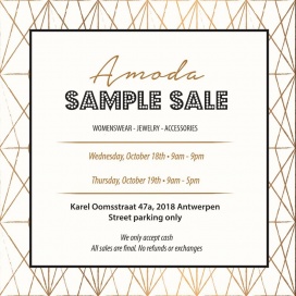 Sample Sale Amoda