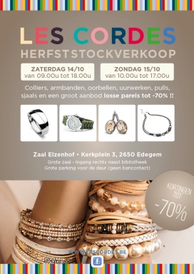 stockverkoop 'les cordes'  (fantasiejuwelen)