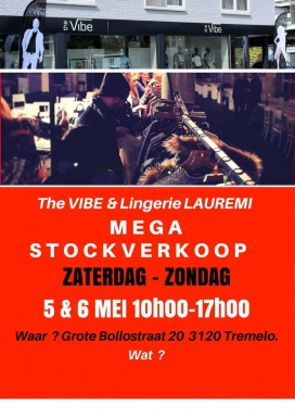 MEGA Stockverkoop The VIBE & Lingerie Laurem