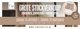 Gordijnen Peggy Goelen stockverkoop