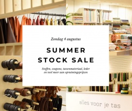 Stocksale van stoffen, coupons, tassenmateriaal, ...