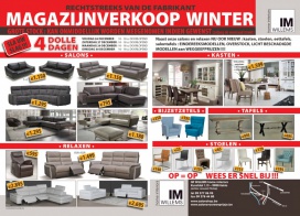 Kaarlijkse fabrieksverkoop IM Willems home interiors