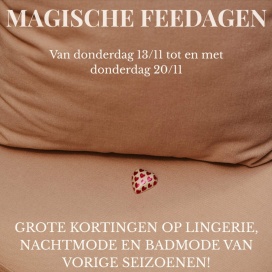 Magische feestdagen bij Lingerie Fee