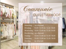 Communie en lentefeest kleding outletverkoop