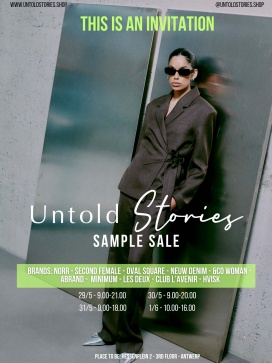 Untold Stories sample sale
