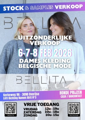 Bellita stock- en sample sale