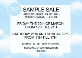 GEANNULEERD -- Sample Sale damesmerken