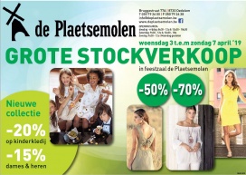 Grote stockverkoop kleding dames, heren en kids