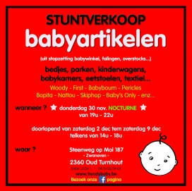 stuntverkoop Babyartikelen