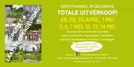 TOTALE UITVERKOOP decoratie groothandel