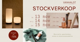 Vanhalst to give & enjoy stockverkoop