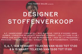 Designer Stoffenverkoop 