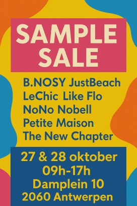 Sample sale van diverse kinderkledingmerken