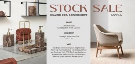 Stockverkoop Studio Stuff bij Chambre d’eau