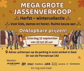 Bo nieuw en tweedehands MEGAGROTE JASSENVERKOOP! Kids, dames & heren