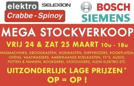Stockverkoop Elektro Crabbe-Spinoy
