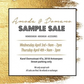 SAMPLE SALE AMODA 