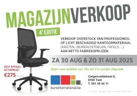 Buro International magazijnverkoop