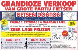 Stockverkoop Fietsen Donton