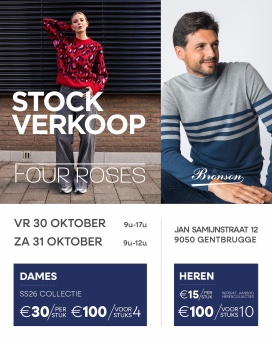Stockverkoop Four Roses en Bronson