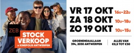 Zeb stockverkoop Kinepolis Antwerpen