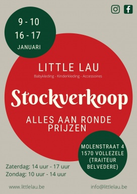 Stockverkoop Little Lau