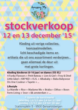 Stockverkoop Amazing Me