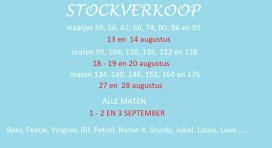 Stockverkoop wintercollecites Okidoki