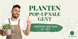 Planten pop-up sale Gent
