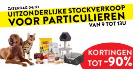 Stockverkoop dierenwinkel Vadigran