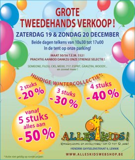 Tweedehands verkoop Alles Kids Lennik