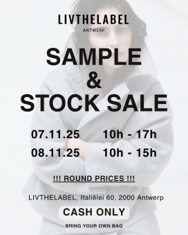 Livthelabel Antwerp sample & stock sale