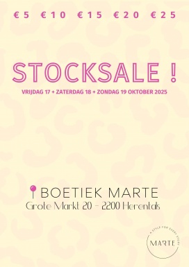 Boetiek Marte stocksale