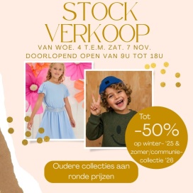 Stockverkoop De zon :merkkledij van baby-, communie-, feest- en kinderkledij